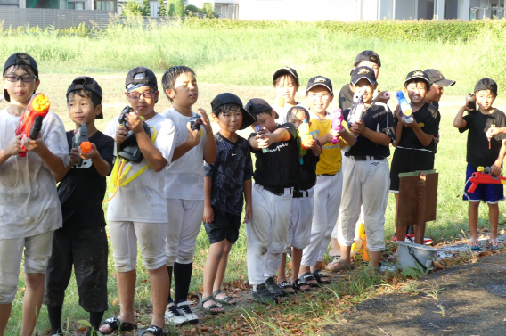 ●8/31　第一回水鉄砲大会